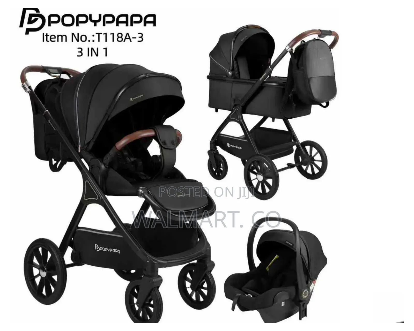 Brand New Poypapa Baby Stroller 3 in 1