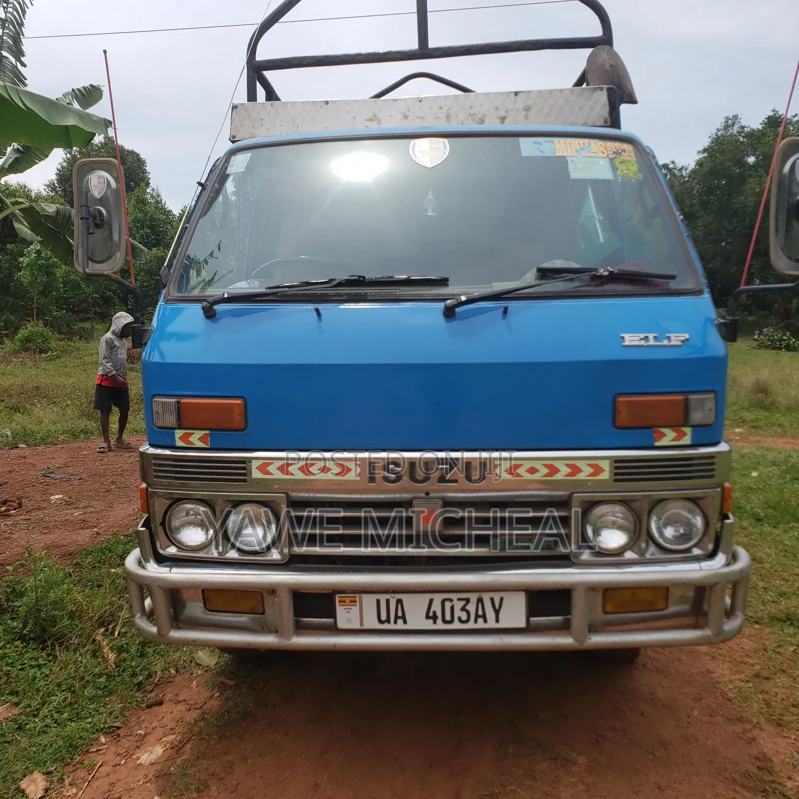 Isuzu Elf Truck 1981 Blue