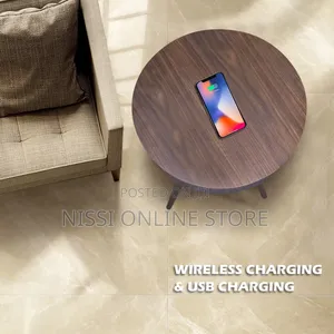 Wireless Charging Table With Bluetooth Speaker