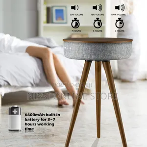Wireless Charging Table With Bluetooth Speaker