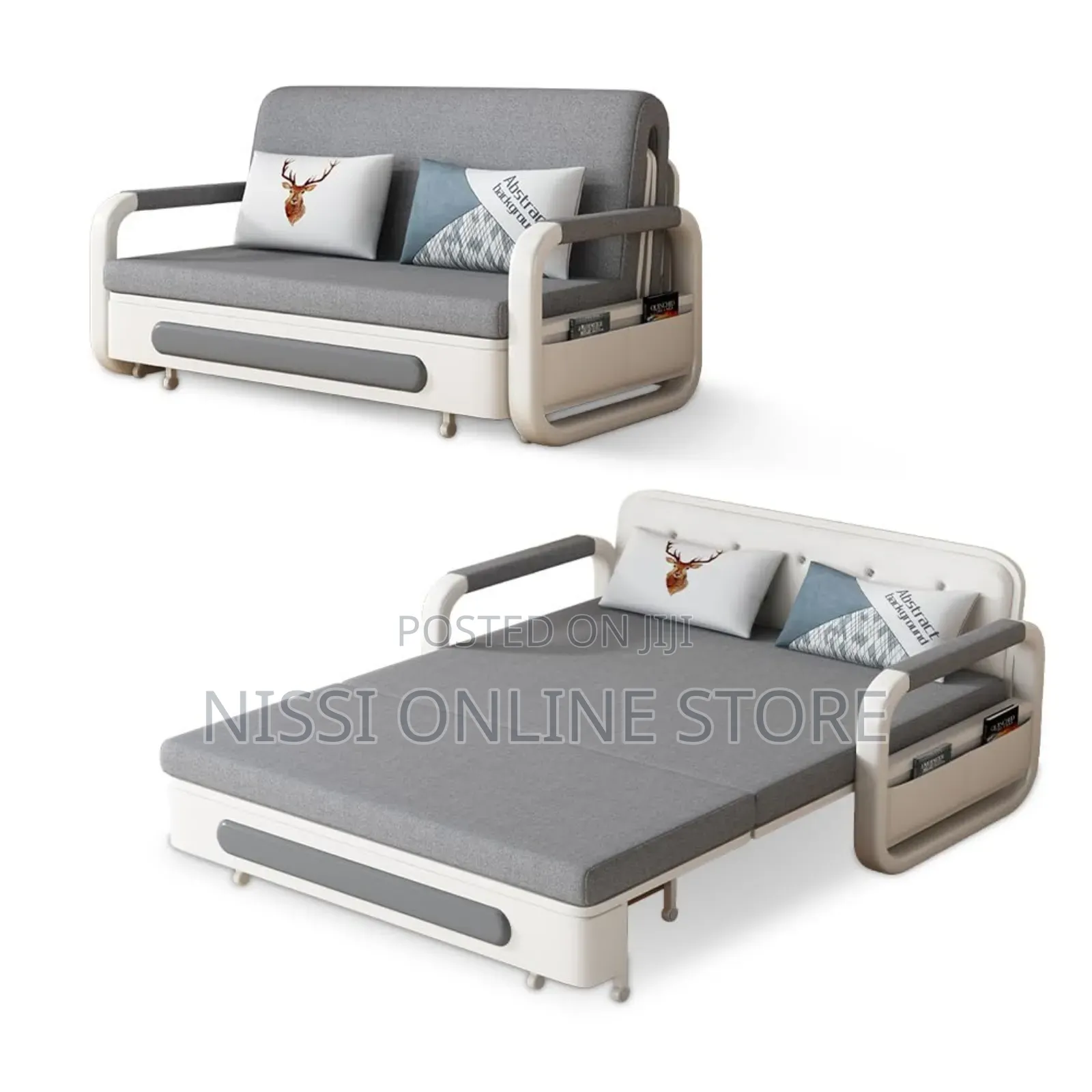 Modern Convertible Pullout Sofa Bed