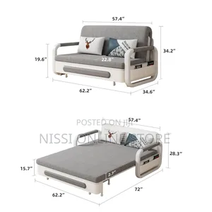 Modern Convertible Pullout Sofa Bed