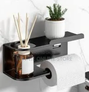 Wall-Mounted Bathroom Shelves