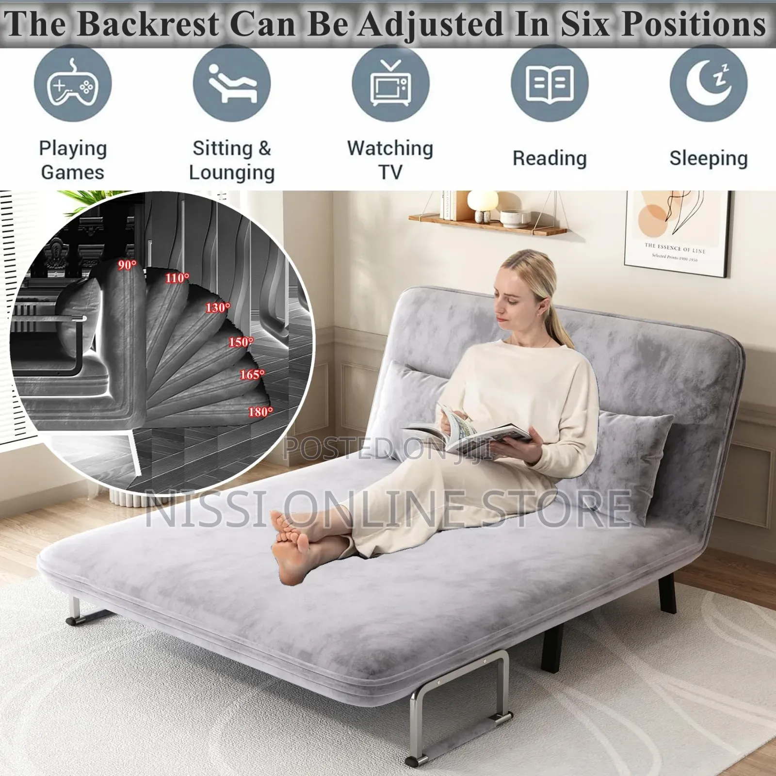 3in1 Convertible Sofa Bed