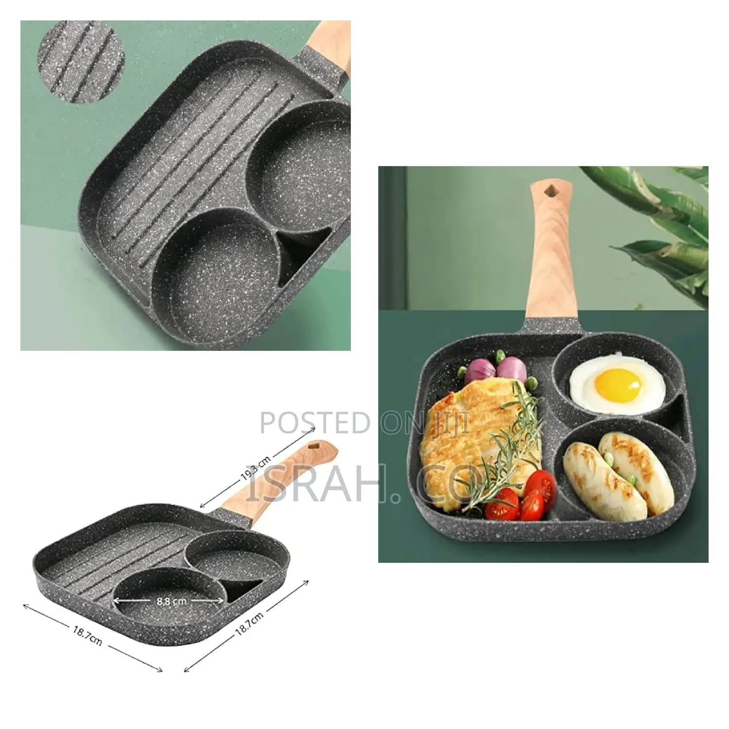 3 in 1 Divided Pan