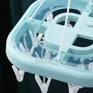 20 Clips Pegs Laundry Clothes Hanger Socks Underwear Drying Rack