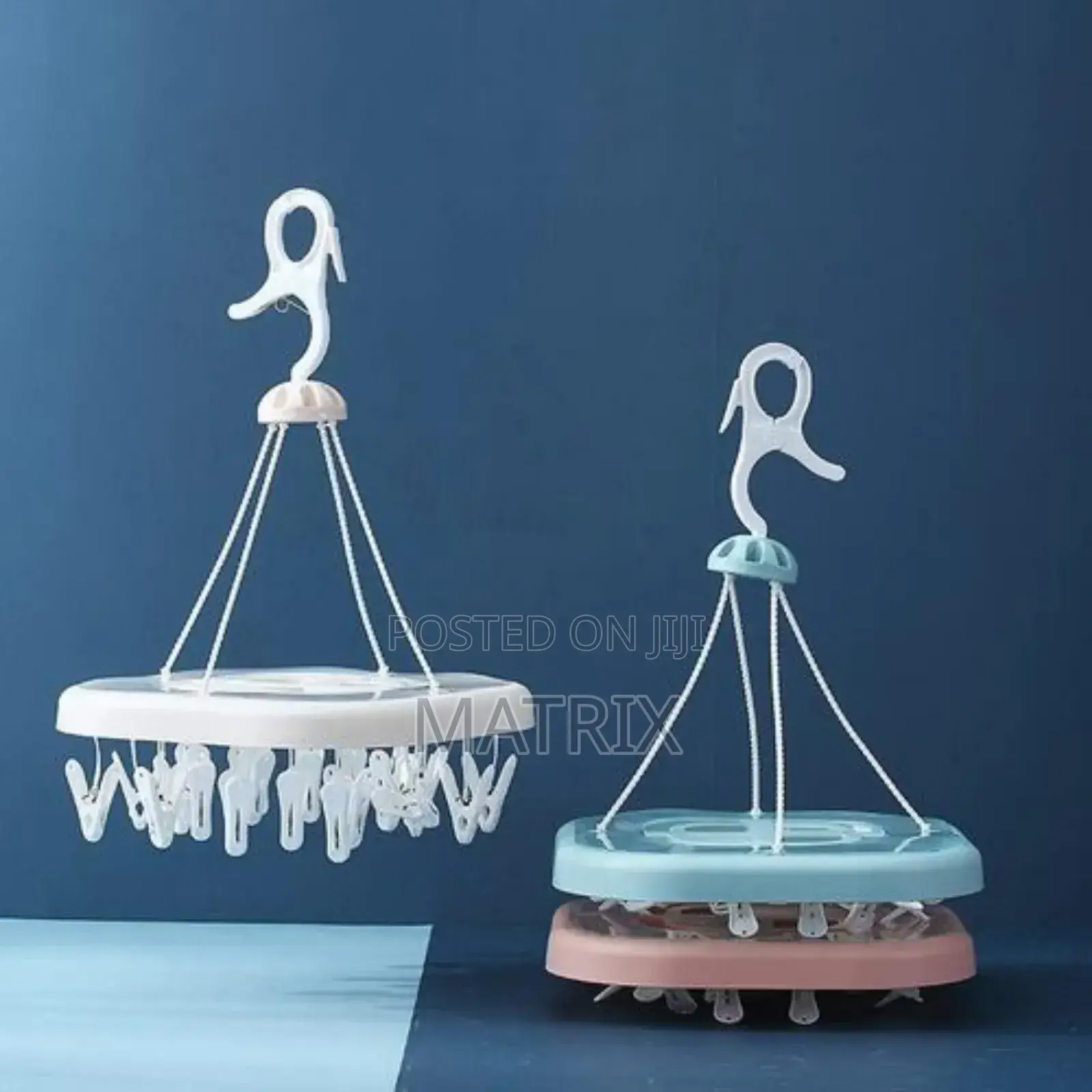 20 Clips Pegs Laundry Clothes Hanger Socks Underwear Drying Rack