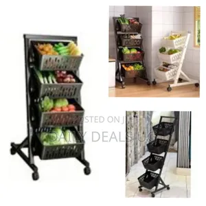 Kitchen Fruit Vegetable Storage Stackable Metal Wire Basket Stand