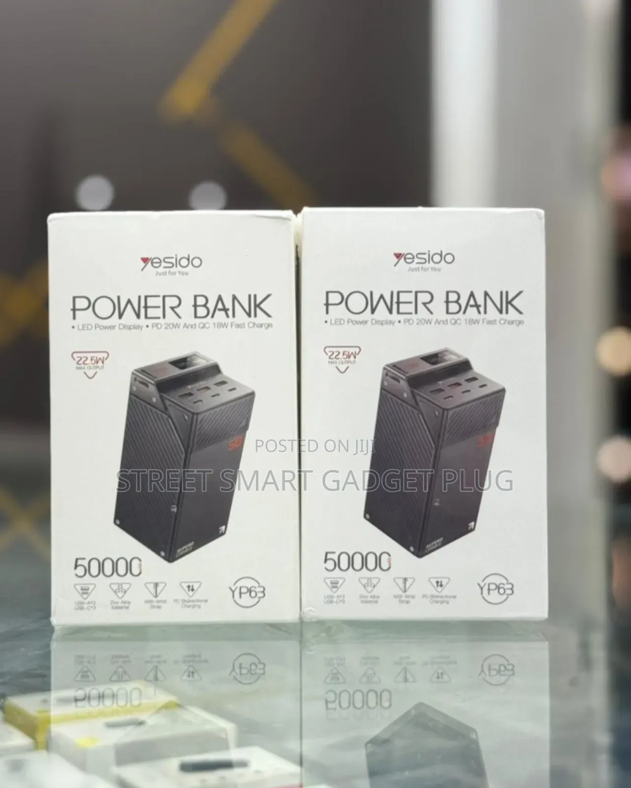 Yesido 50.000mah Power Bank