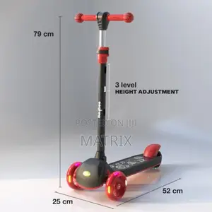 Skate Scooter for Kids 3 Wheel Kids Scooter With Adjustable Height