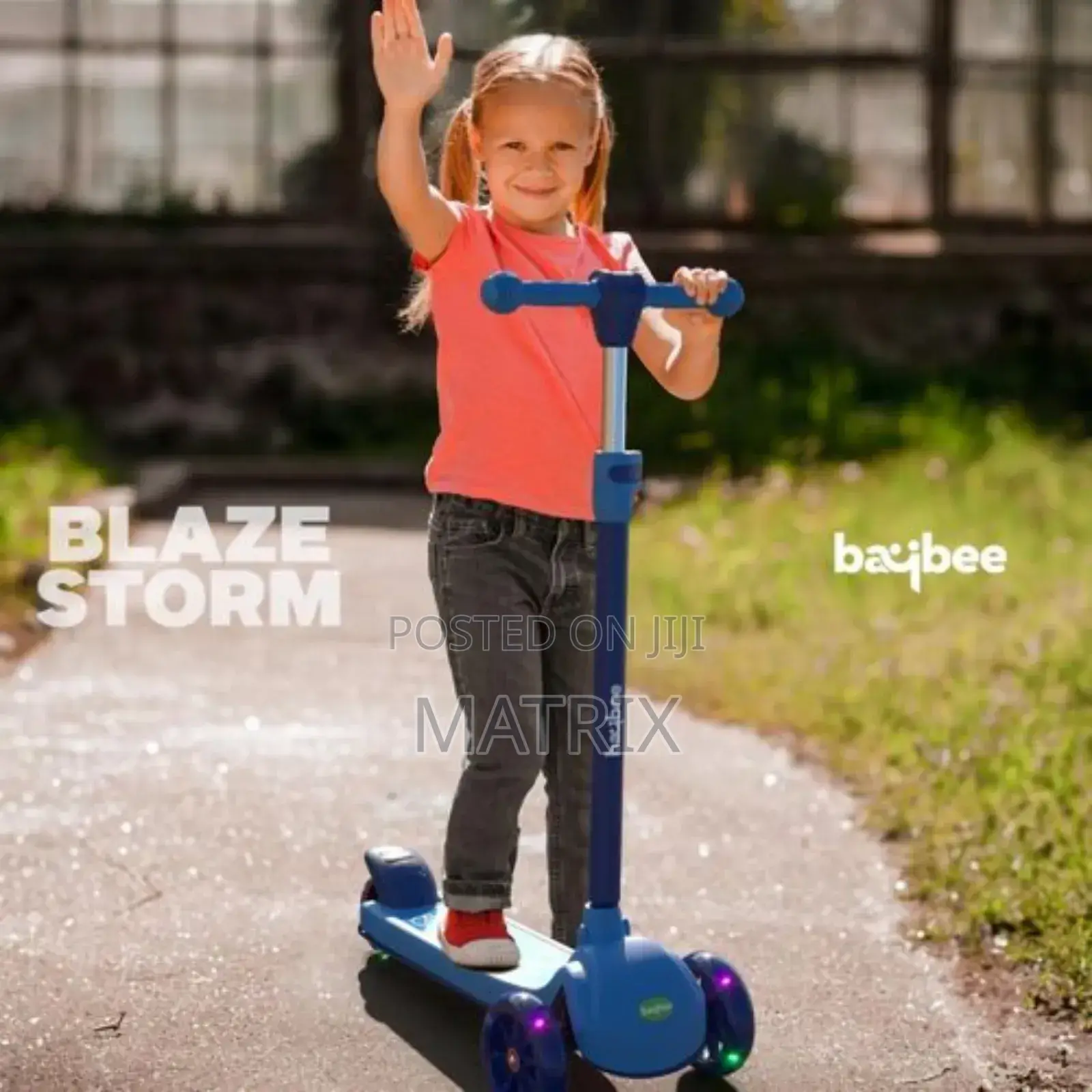 Skate Scooter for Kids 3 Wheel Kids Scooter With Adjustable Height