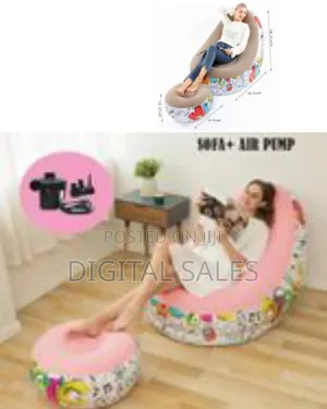 Lazy Sofa, Inflatable Sofa, Family Inflatable Lounge Chair, Graffiti