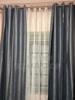 Plain Curtain With Nets