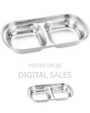 2 Compartment Salad Saucedish Food Dipping Bowl Seasoning Tray Vinegar