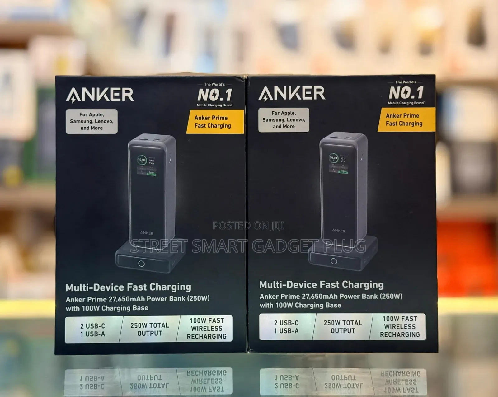 Anker Prime 27650mah Laptop Power Bank ( 250watts )
