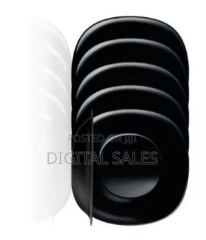 Luminarc 6 Pieces of Luminarc Deep Soup Plates Bowls,Black