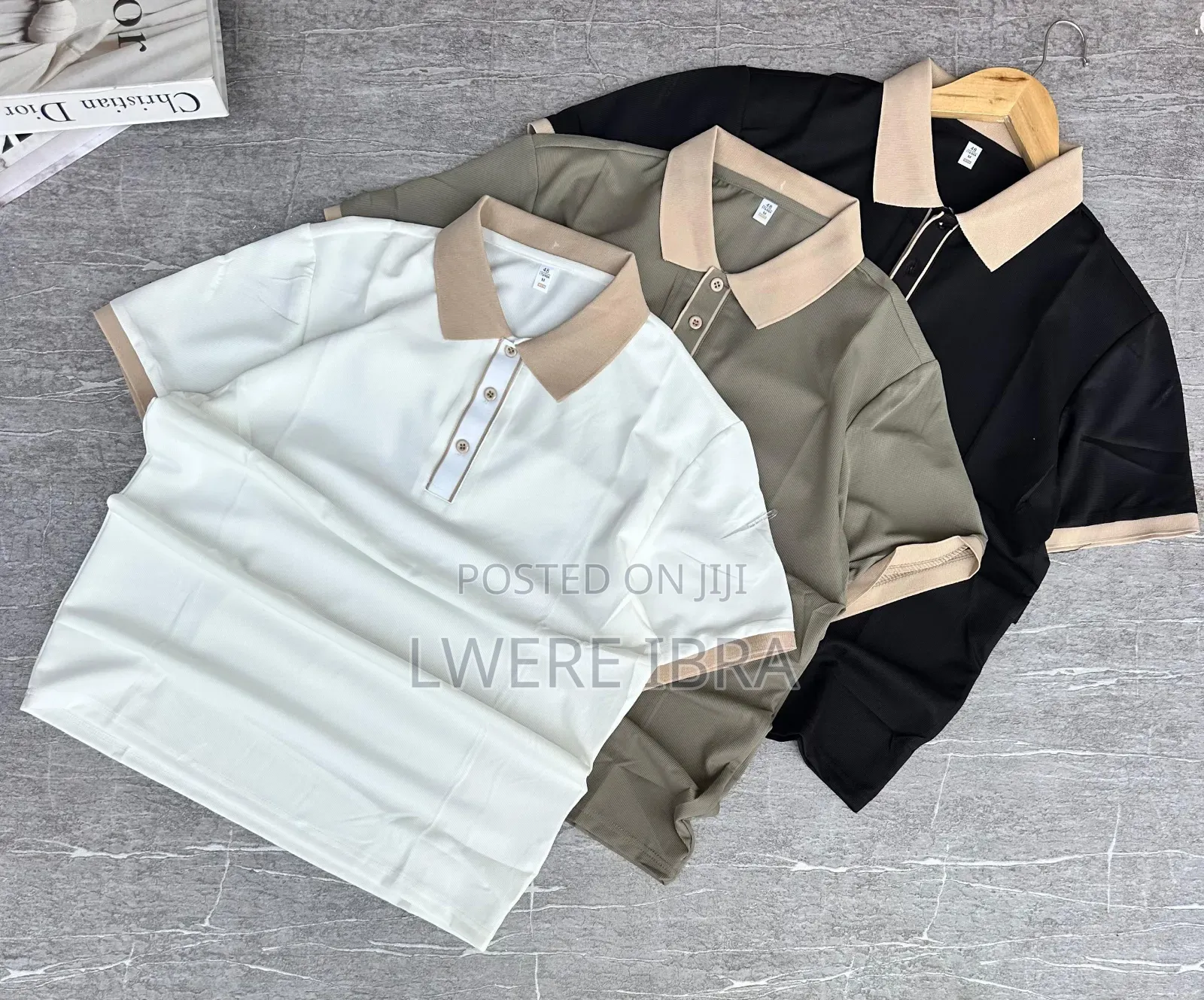 White Collar T-Shirts for Men