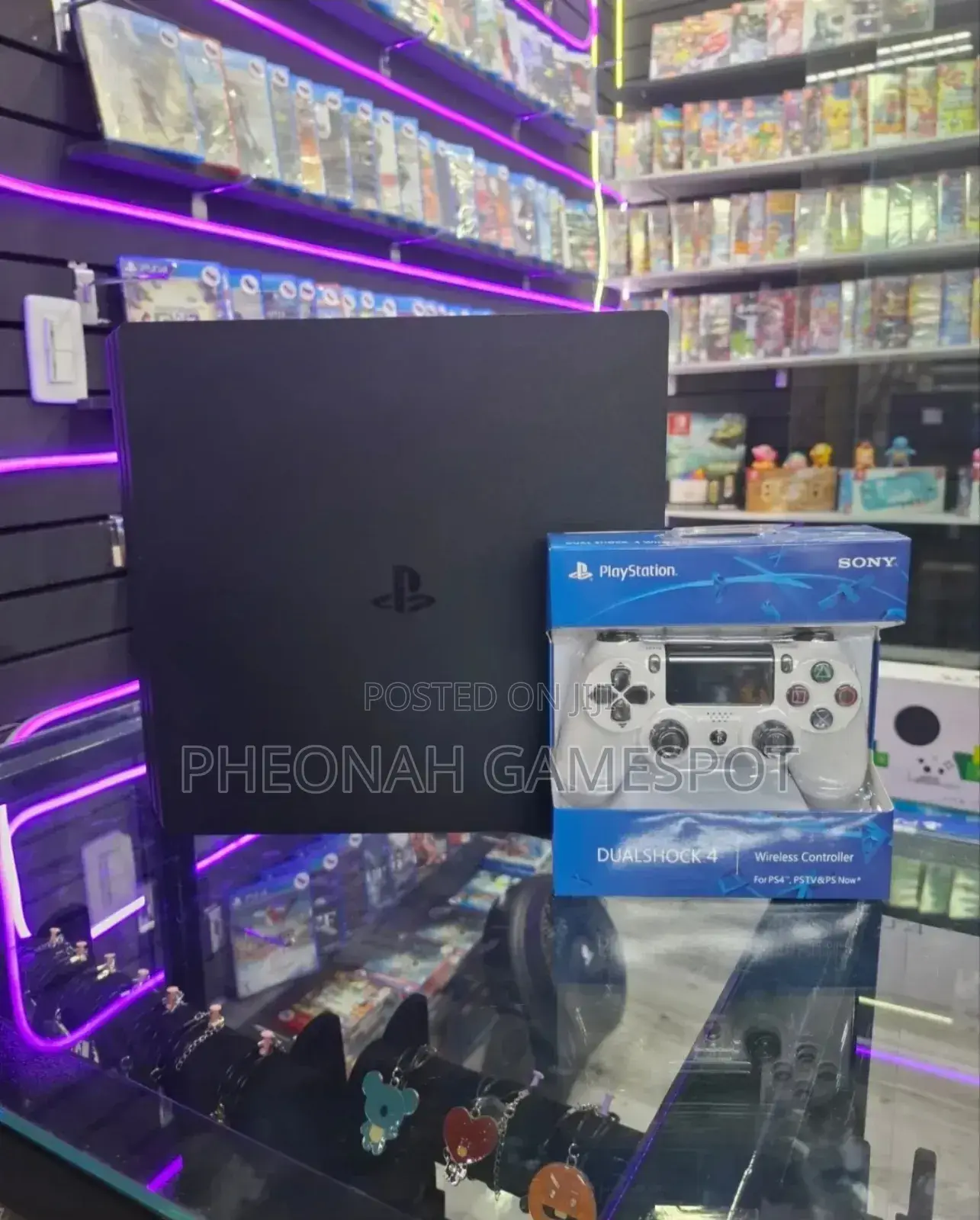 Ps4 Slim Playstation 4 Slim Full Set/ Complete Package 10 Free Games