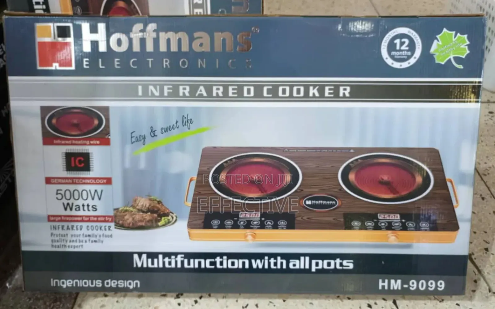 Hoffmans Hm-9099 Double Infrared Cooker