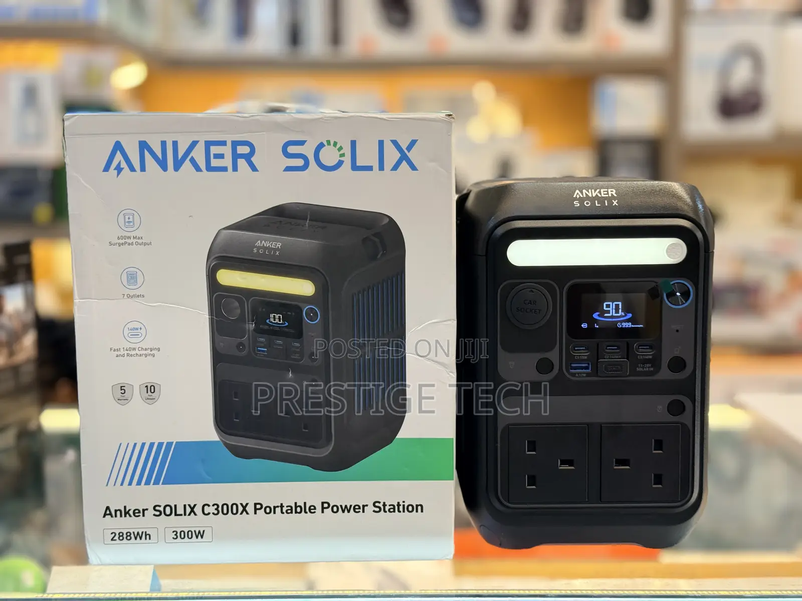 Anker Solix C300x 288wh Power Bank / Power Station, 300w 90000mah