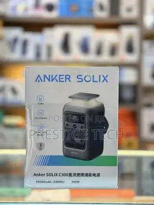 Anker Solix C300 Dc Power Bank Station, Outdoor 288wh (90,000mah)