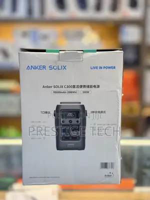Anker Solix C300 Dc Power Bank Station, Outdoor 288wh (90,000mah)