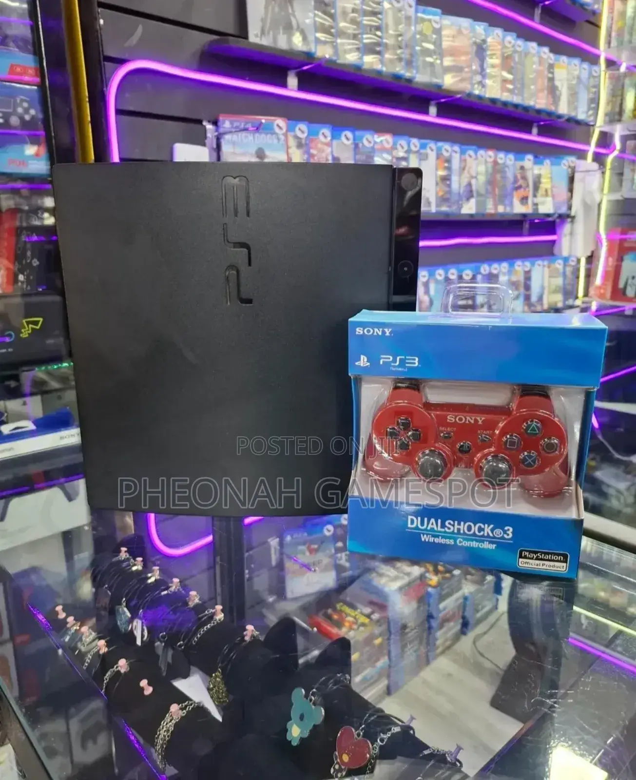 Ps3 Slim Gaming Console. Comes With 2 Controllers and 15 Games