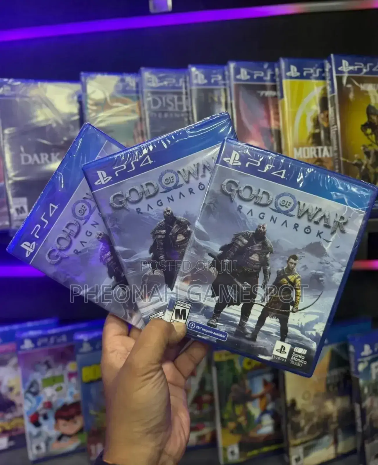 God of War Ragnarök Ps4 Game Disc for Sale