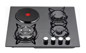 Globalstar 3 Gas + 1 Electric Cooktop Hob Tempered Glass