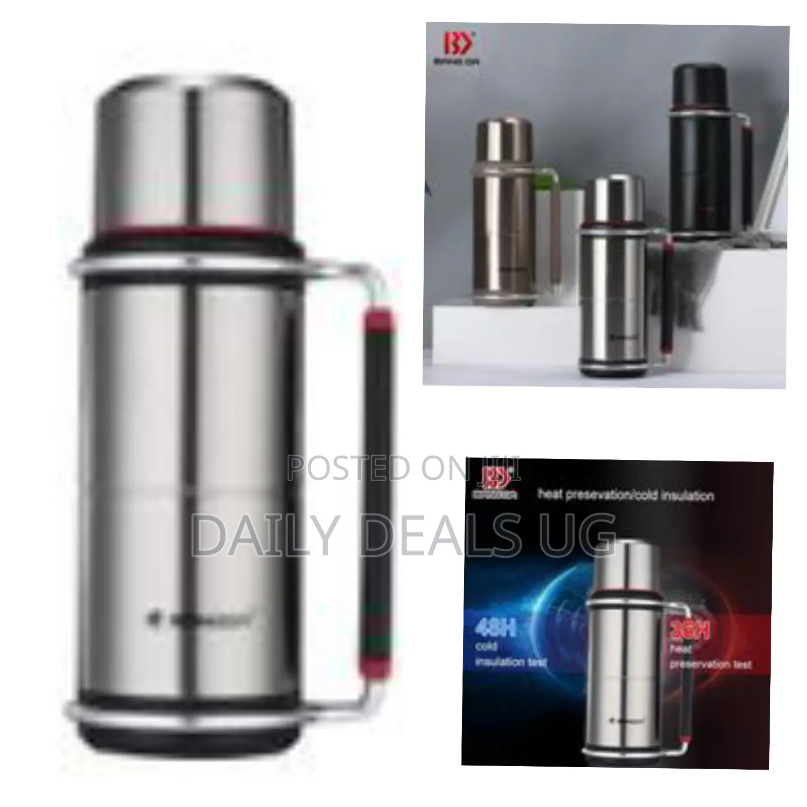 3.5l Large Thermos Flask Stainless Steel Insulated Bottle for Travel
