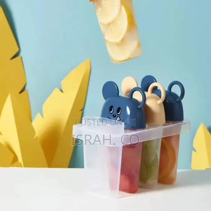 4 Set Reusable Ice Pop Makers