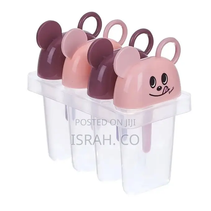 4 Set Reusable Ice Pop Makers