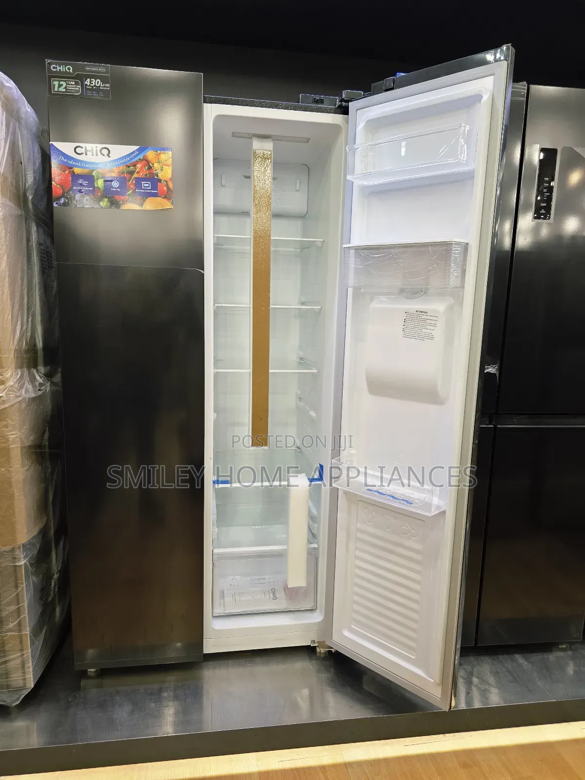 750ltrs Chiq Frost Free Fridge Side by Side Fridge With Dispenser