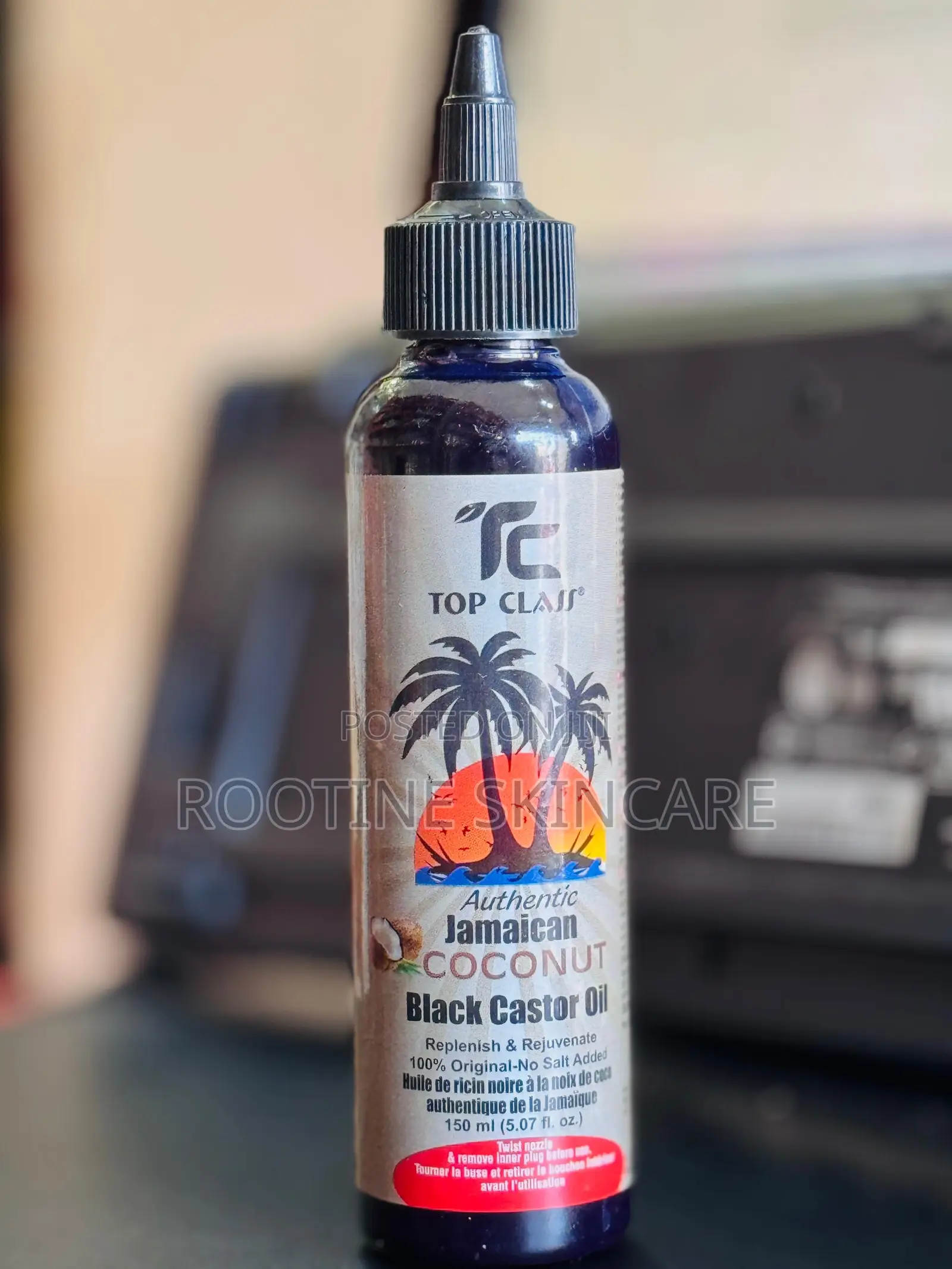 Top Class Authentic Jamaican Coconut Black Castor Oil 200mls