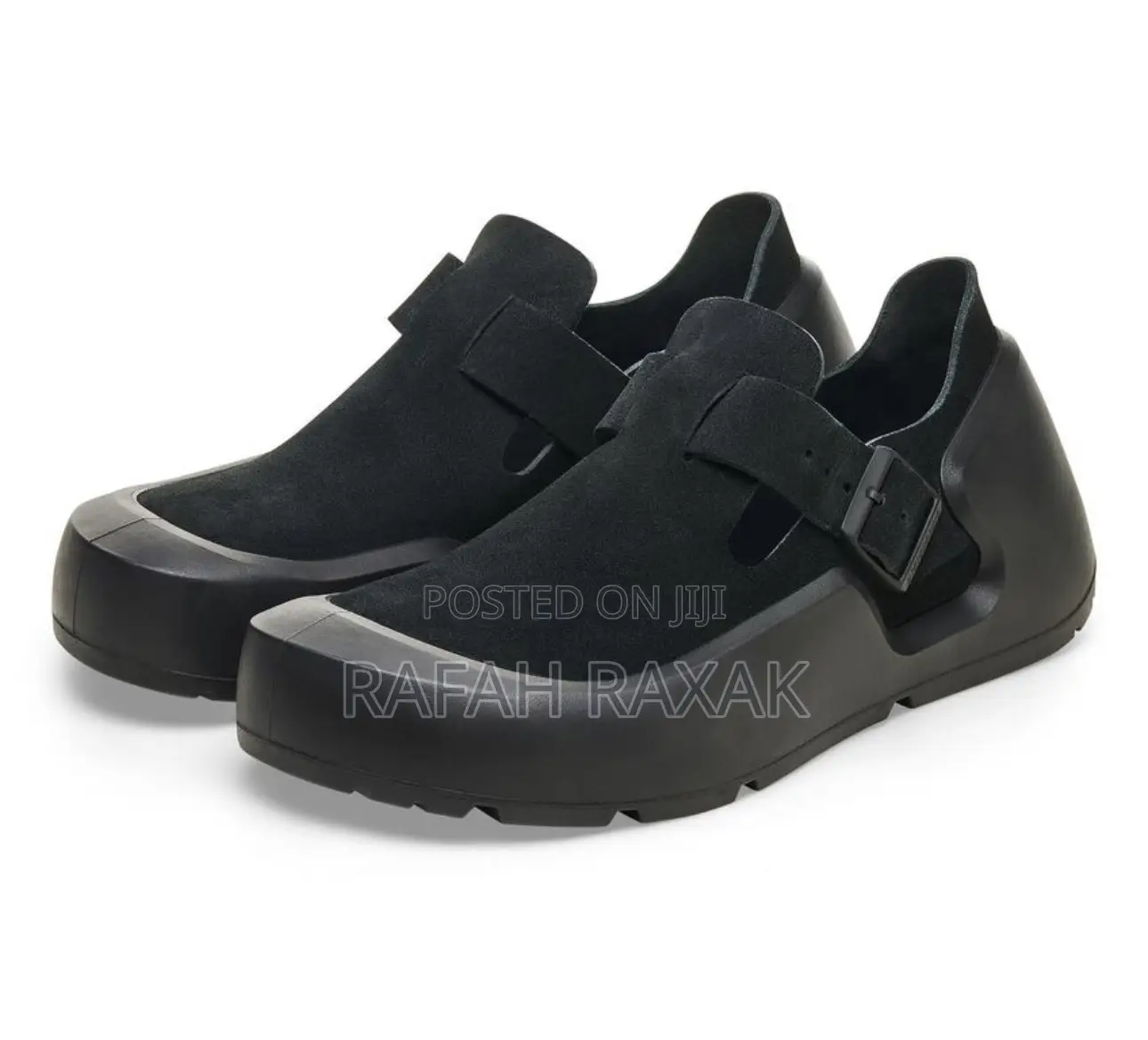 Men’S Black Birkenstock Reykjavik Nubuk Leather Black Taupe Shoes