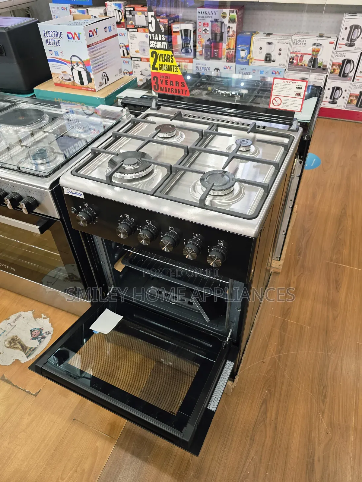 High Quality Blueflame 60cm by 60cm Gas Cooker With an Electric Oven