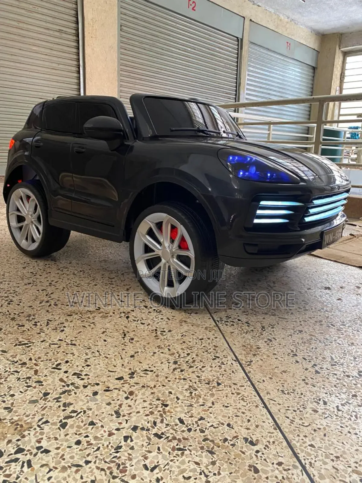 Kids Black Rechargeable Car
