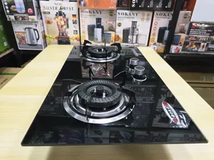Double Boko Built-in Gas Hob 60cm Black Color