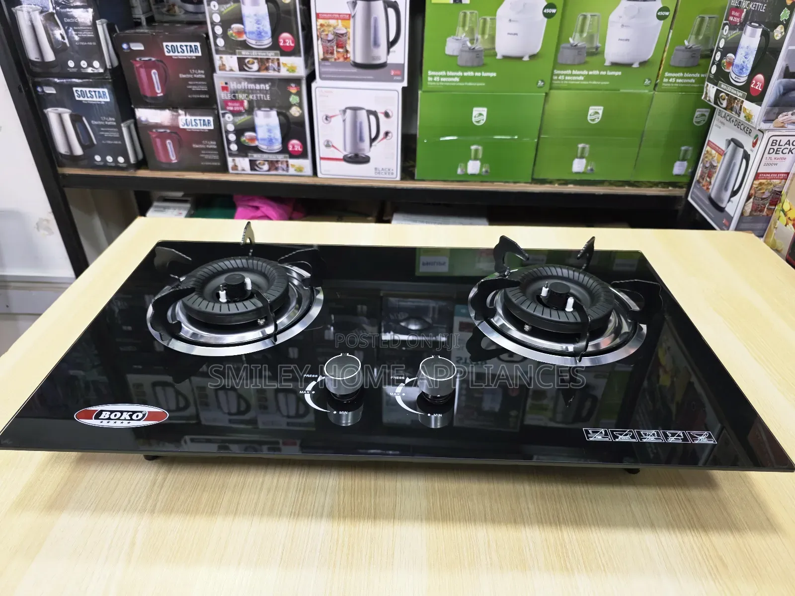 Self Ignited Imported Boko Built-in Double Gas Hob at Discounted Price