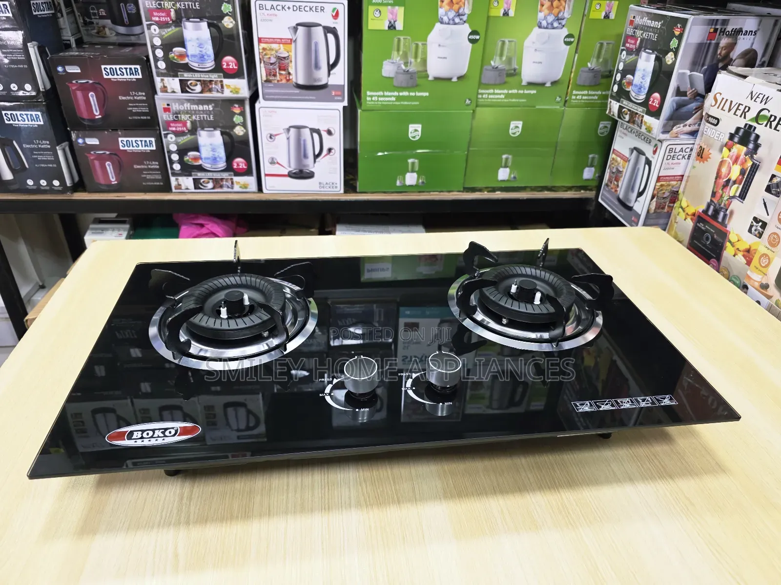 Self Ignited Imported Boko Built-in Double Gas Hob at Discounted Price