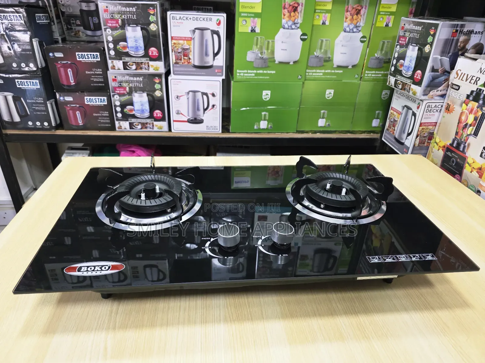 Newly Imported Boko Top Chinese Brand Built-in Double Gas Hob