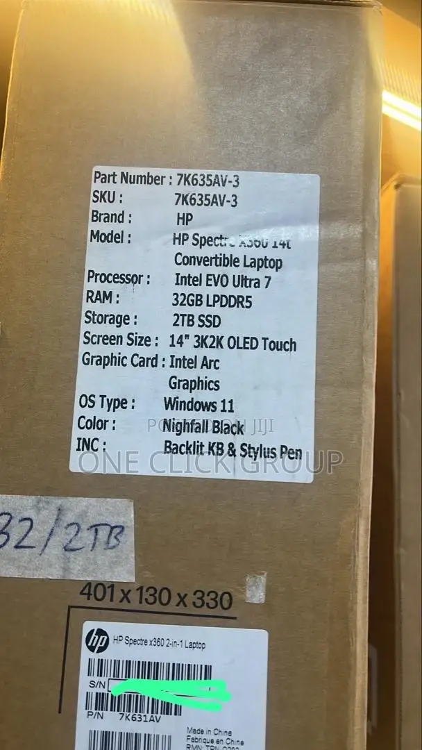 New Laptop HP Spectre 14 32GB Intel Core Ultra 7 SSHD (Hybrid) 1T