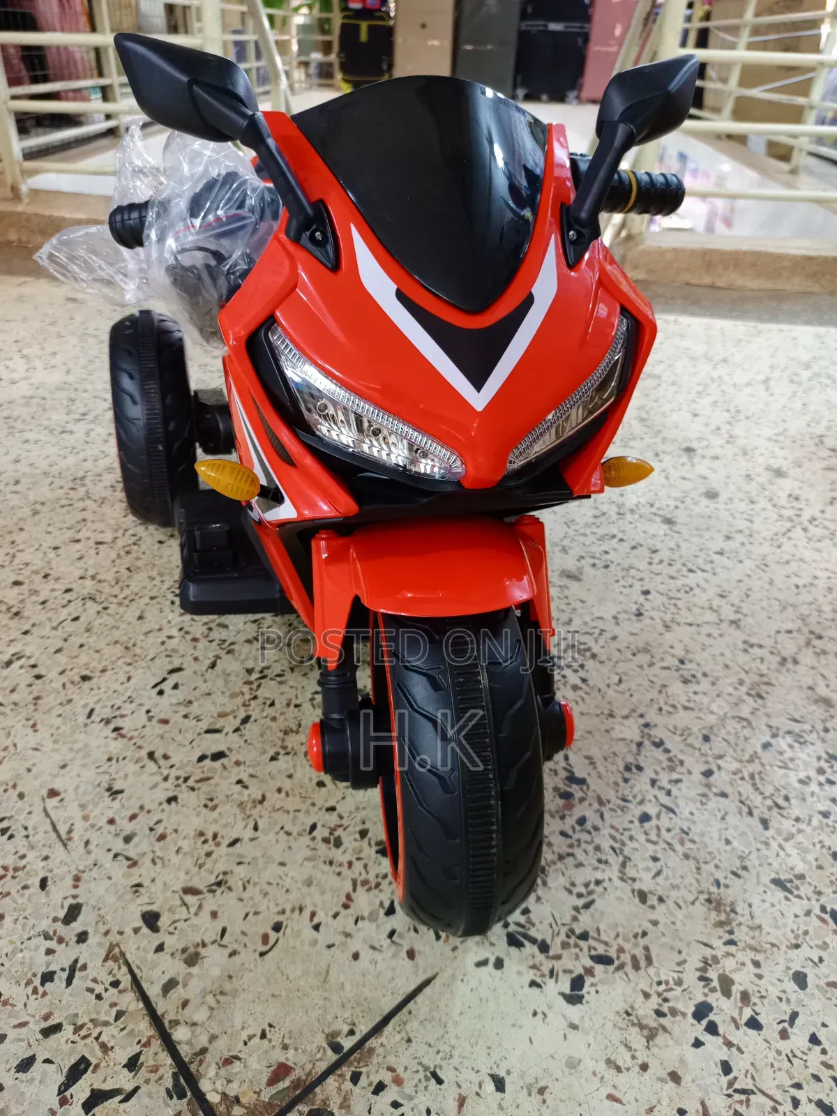 Child's Electric Ride-on Motorcycle.