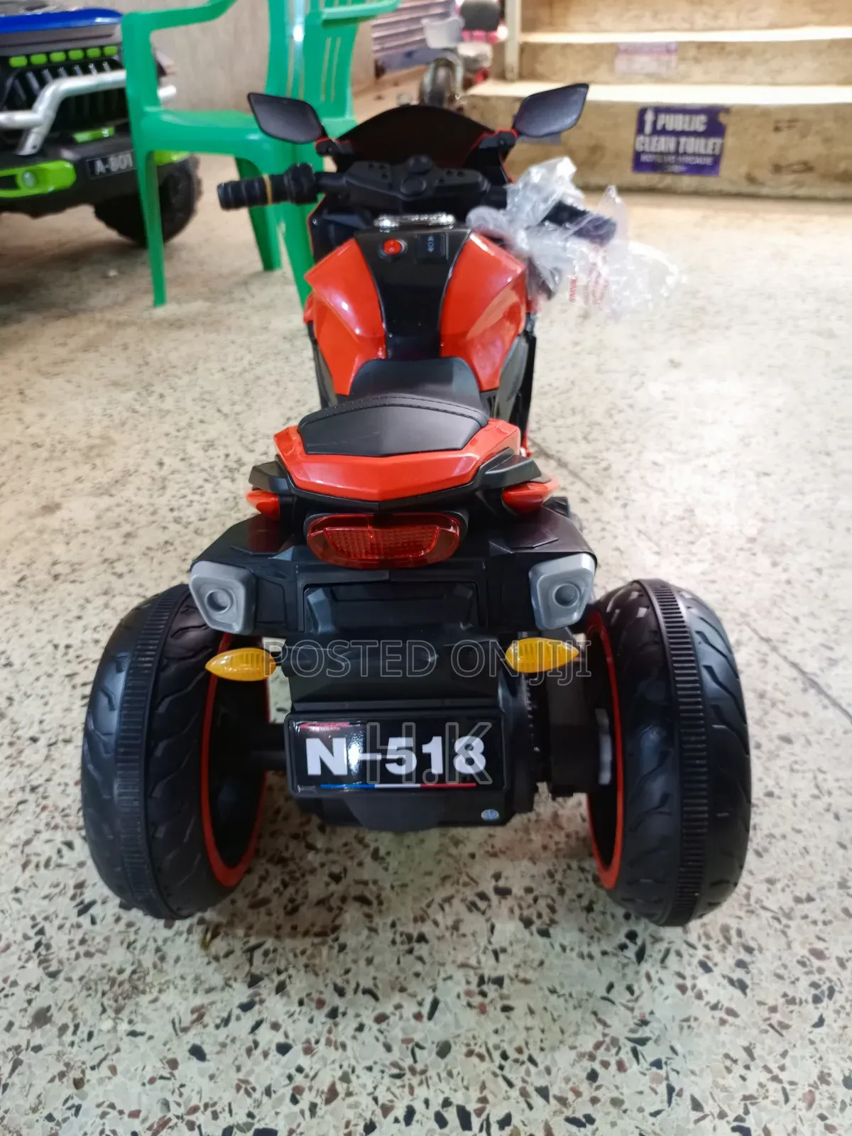 Child's Electric Ride-on Motorcycle.