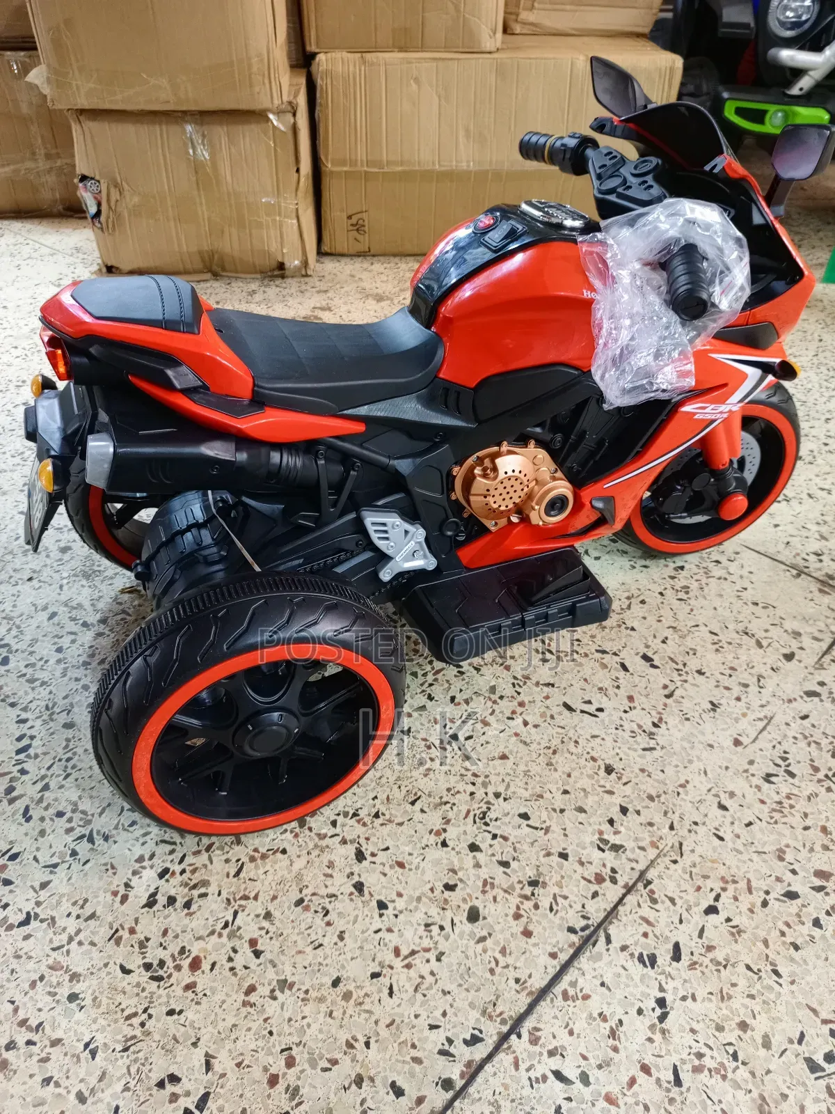 Child's Electric Ride-on Motorcycle.