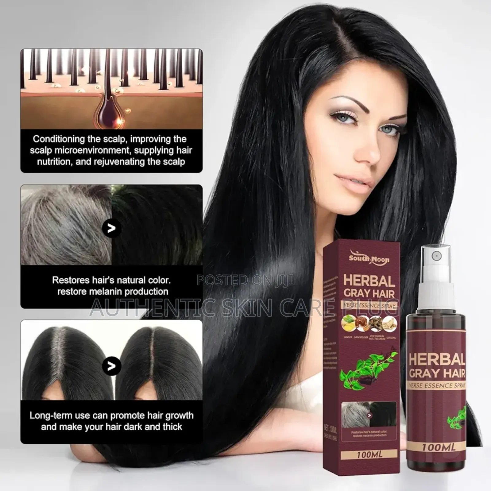 South Moon Gray Hair Reverse Herbal Essence Spray -Conditioner