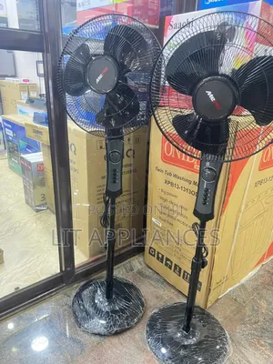 Mewe Stand Fans Black With Strong Blades and Base.