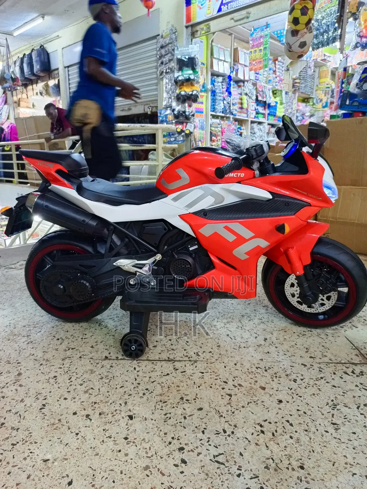 Jmcto Kids' Ride-on Electric Motorcycle.