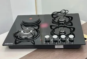 Globalstar 3 Gas + 1 Electric Cooktop Hob Tempered Glass