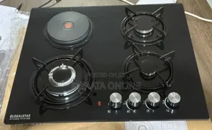 Globalstar 3 Gas + 1 Electric Cooktop Hob Tempered Glass
